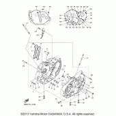 Схема вузла: Картер двигуна Yamaha XVS1300 V-Star Tourer