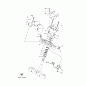 Схема узла: Рулевой механизм Yamaha XV1900 Stratoliner S