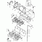 Схема узла: Впускная система Yamaha XJR1200