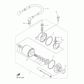 Схема вузла: Електричний стартер Yamaha WR250 WR250X