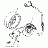 Схема вузла: Генератор Yamaha TT250R TT-R