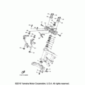 Схема вузла: Рульовий механізм Yamaha XT250 XT250
