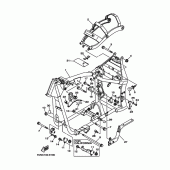 Схема узла: Рама Yamaha XV1700 Road Star