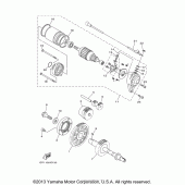 Схема узла: Привод стартера Yamaha XV1900 Roadliner S