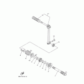 Схема узла: Привод стартера Yamaha TTR110 TT-R110