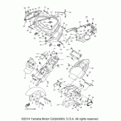 Схема узла: Крыло Yamaha FZ1 FZ1