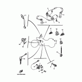 Схема узла: Электрооборудование 2 Yamaha XVS125 Drag Star