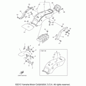 Схема вузла: Крило Yamaha XVS650 V-Star Custom