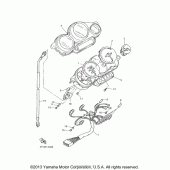 Схема вузла: Панель приладів Yamaha YZF600R Thundercat