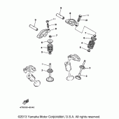 Схема узла: Клапан Yamaha XVS650 V-Star Classic