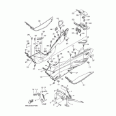 Схема узла: Подножки и Подставка Yamaha YP400 Majesty