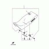 Схема узла: Сиденье Yamaha XT225 XT225