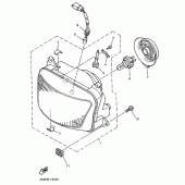 Схема узла: Фара Yamaha XJ900 Diversion