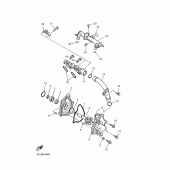 Схема вузла: Водяний насос Yamaha YZF1000R Thunderace