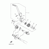 Схема вузла: Привід стартера Yamaha YZ125