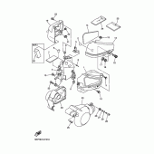 Схема вузла: Бічна кришка Yamaha XVS400 Drag Star Classic