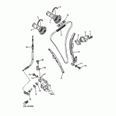 Схема узла: Распредвал и Цепь ГРМ Yamaha YZ426F