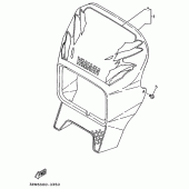 Схема узла: Облицовочные элементы 1 Yamaha DT125 DT125