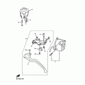 Схема узла: Пульт управления рулевой и Рычаг Yamaha FZS1000 FAZER