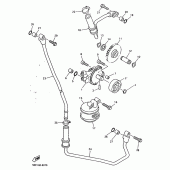 Схема узла: Масляный насос Yamaha YZ400