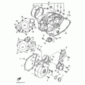 Схема узла: Крышки картера 1 Yamaha XT600 XT600