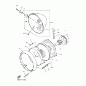 Схема вузла: Фара Yamaha XVS650 V-Star Classic