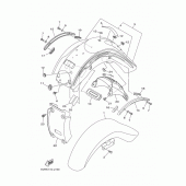 Схема узла: Крыло Yamaha XV1700 Road Star Midnight