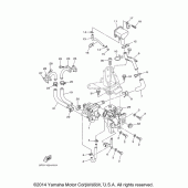 Схема узла: Система индукции воздуха Yamaha XV1700 Road Star Midnight Warrior