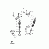 Схема вузла: Клапан Yamaha XV535 Virago