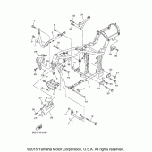 Схема узла: Рама Yamaha XVS1100 V-Star Classic