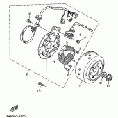 Схема узла: Генератор Yamaha DT125 DT125