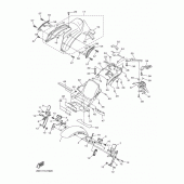 Схема вузла: Крило Yamaha VMX17 V-MAX