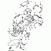 Схема вузла: Крило Yamaha XJ400 Diversion (S-TYPE)