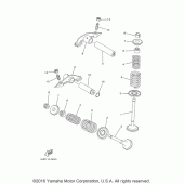 Схема вузла: Клапан Yamaha TW200
