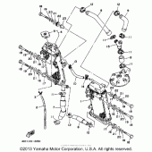 Схема узла: Радиатор и Патрубок системы охлаждения Yamaha WR250 WR250Z
