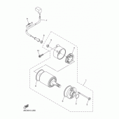 Схема вузла: Електричний стартер Yamaha XVS400 Drag Star