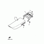 Схема узла: Сиденье 2 Yamaha XT350 XT350