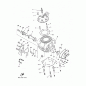 Схема узла: Головка цилиндра Yamaha WR250 WR250Z