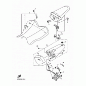 Схема вузла: Сидіння Yamaha YZF-R1 R1M
