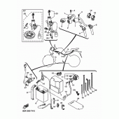 Схема вузла: Електроустаткування 1 Yamaha MTN320 MT-03 (ABS)