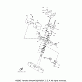 Схема узла: Рулевой механизм Yamaha XV1900 Stratoliner S