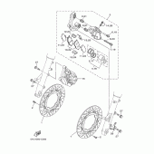 Схема узла: Передний тормоз Yamaha XP500 T-MAX