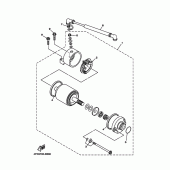 Схема вузла: Електричний стартер Yamaha TT-R250 TT-R250