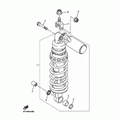 Схема вузла: Задня підвіска Yamaha YZF-R1 R1