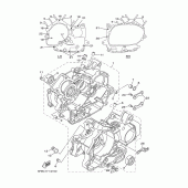 Схема вузла: Картер двигуна Yamaha XVS650 Drag Star Classic