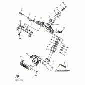 Схема узла: Рулевой механизм Yamaha FZX750