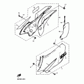 Схема узла: Боковая крышка Yamaha XTZ660 Tenere