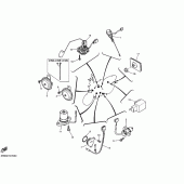 Схема вузла: Електроустаткування 2 Yamaha XJR400