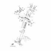 Схема вузла: Рульовий механізм Yamaha XP500 T-MAX