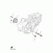 Схема узла: Масляный насос Yamaha YZ250 YZ250F